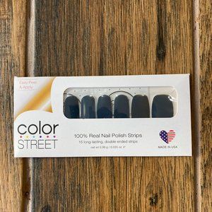 Color Street Nail Polish Strips - Steel City - HARD TO FIND! Dark Blue/Gray